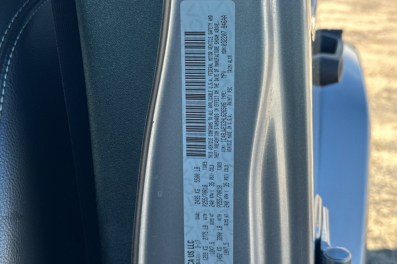 2017 Jeep Wrangler Unlimited Sahara