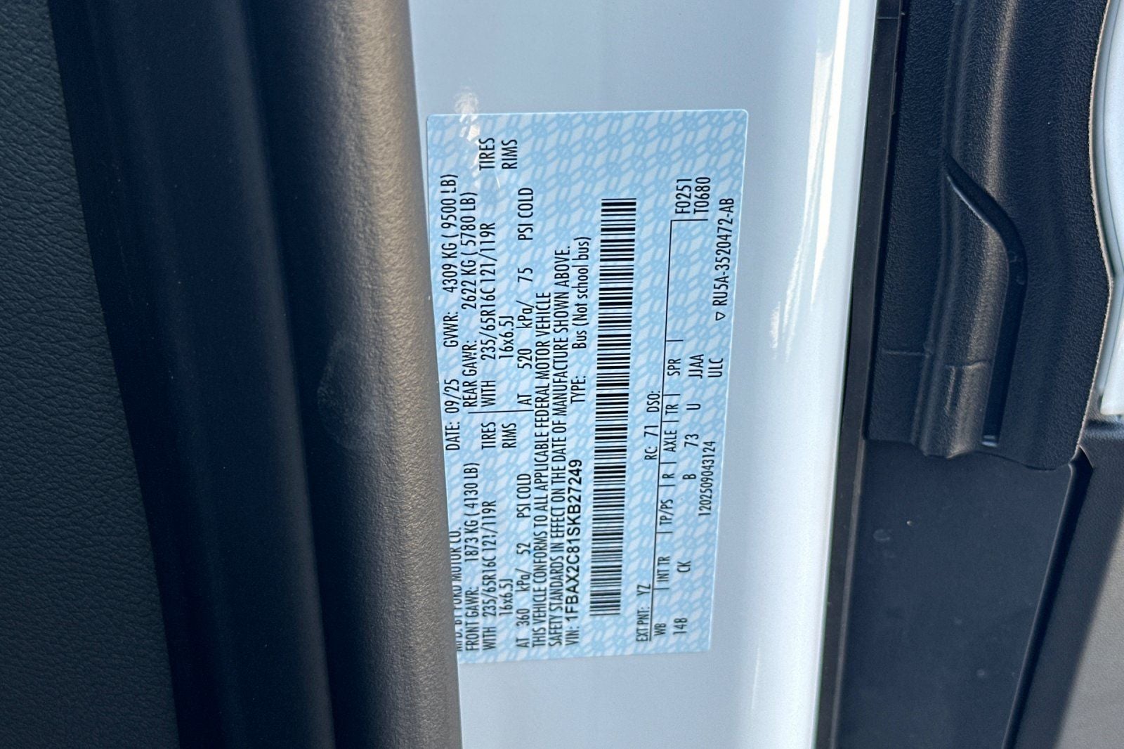 2025 Ford Transit-350 XLT