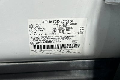 2022 Ford Explorer XLT