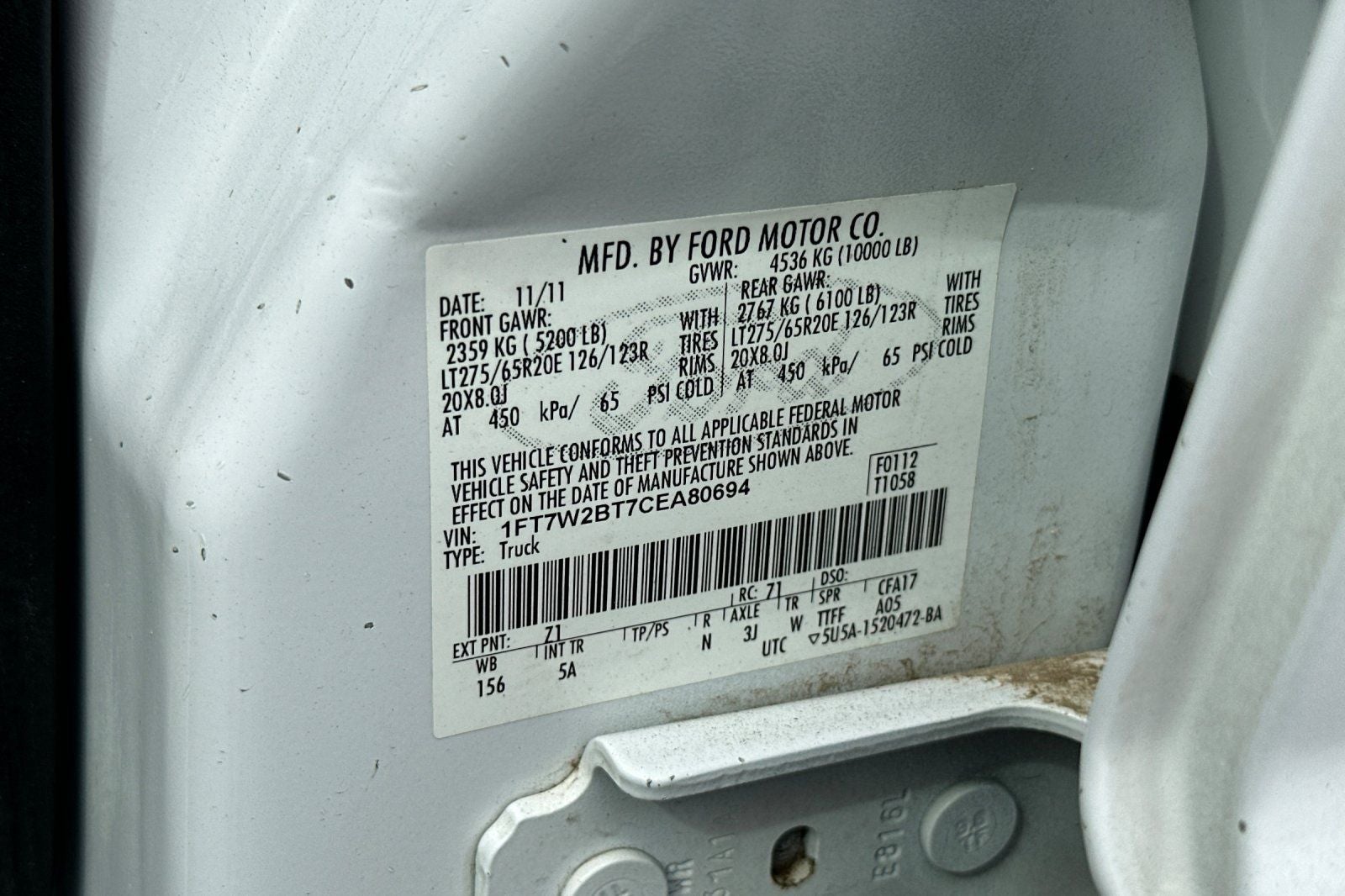 2012 Ford F-250SD Lariat