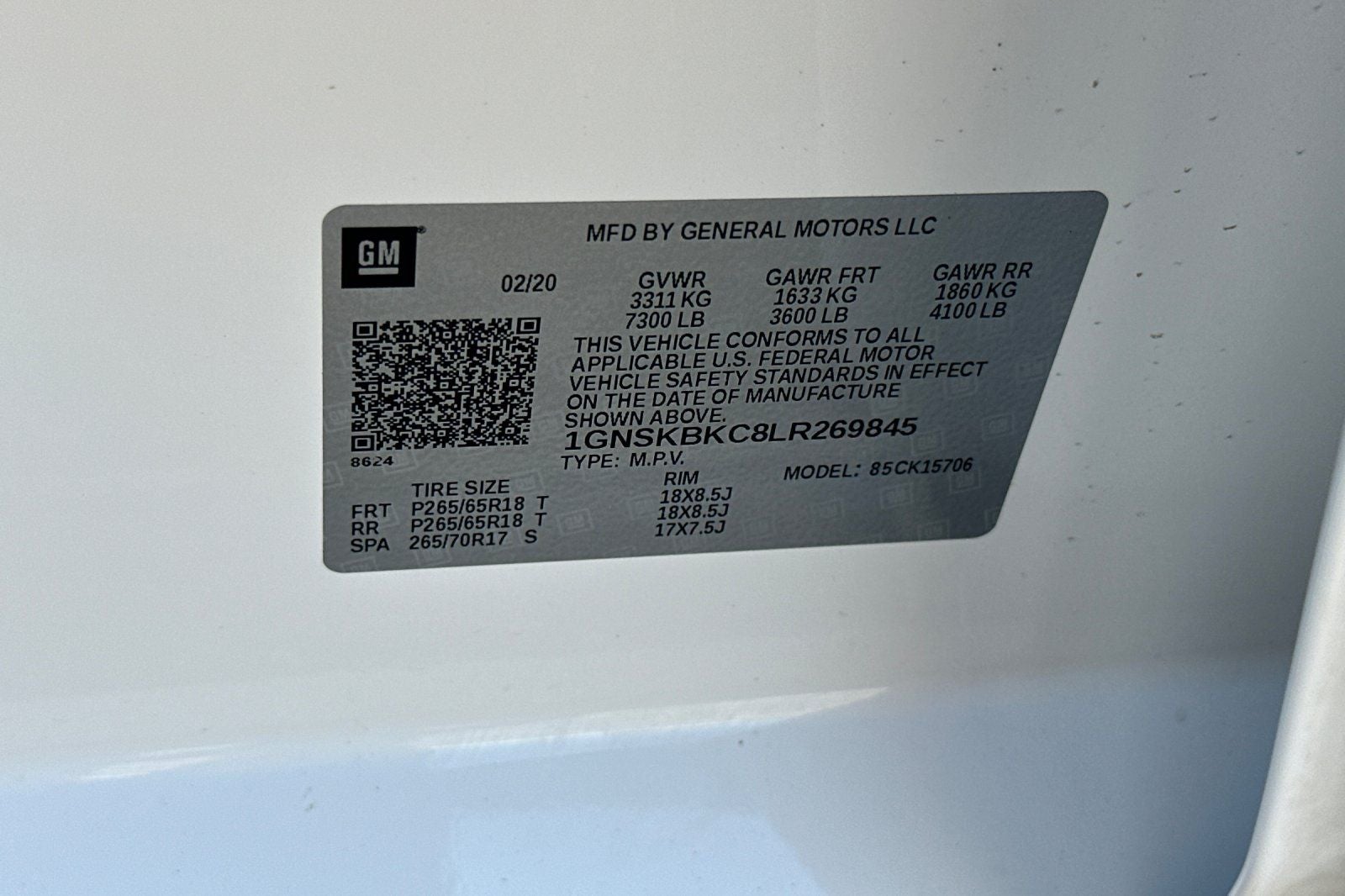 2020 Chevrolet Tahoe LT