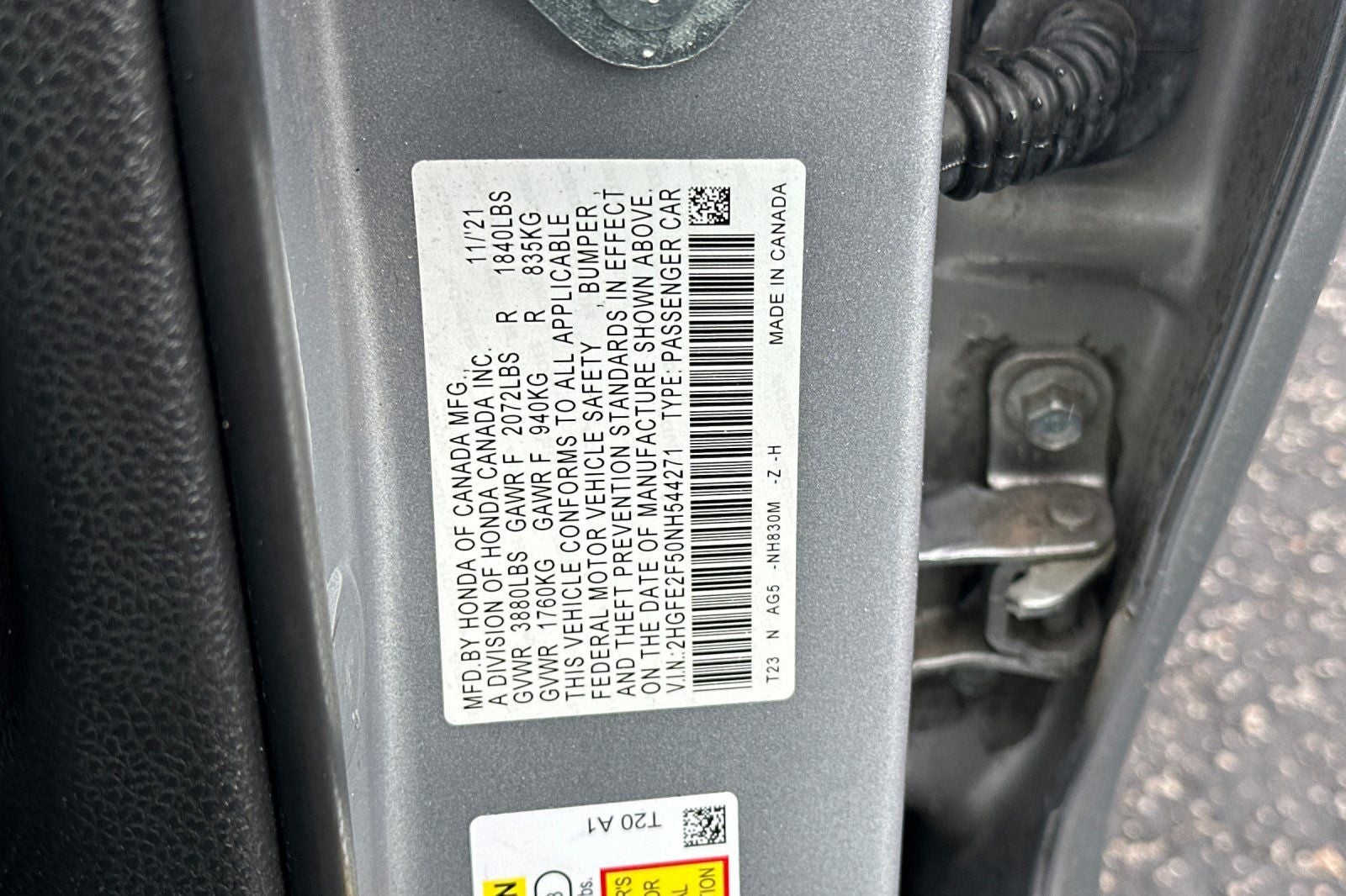 2022 Honda Civic Sport