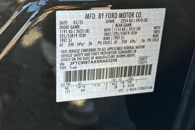 2025 Ford Maverick Lobo Standard