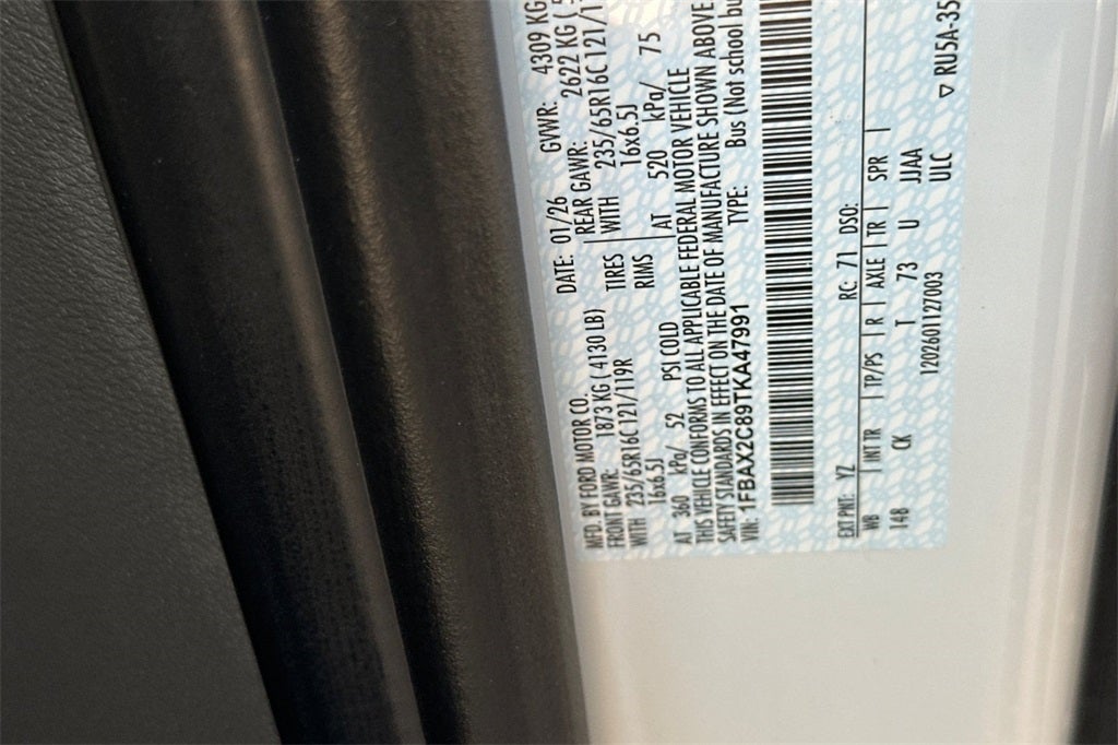 2026 Ford Transit-350 XLT