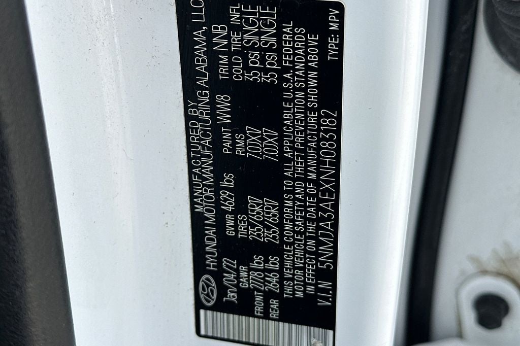 2022 Hyundai Tucson SE